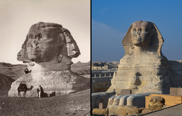 The Great Sphinx of Giza.