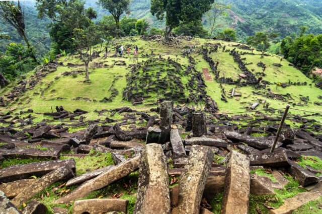 View of Gunung Padang. 